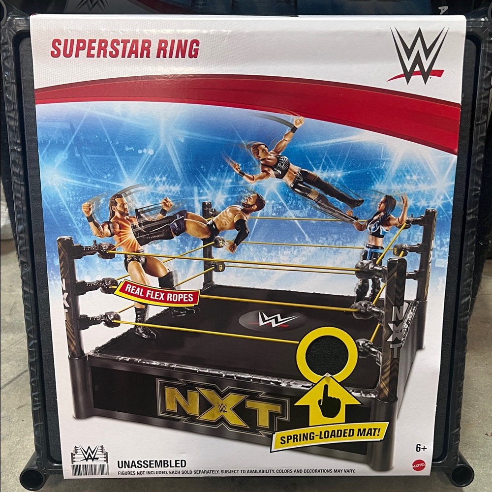 New! WWE MATTEL Superstar Ring NXT!
